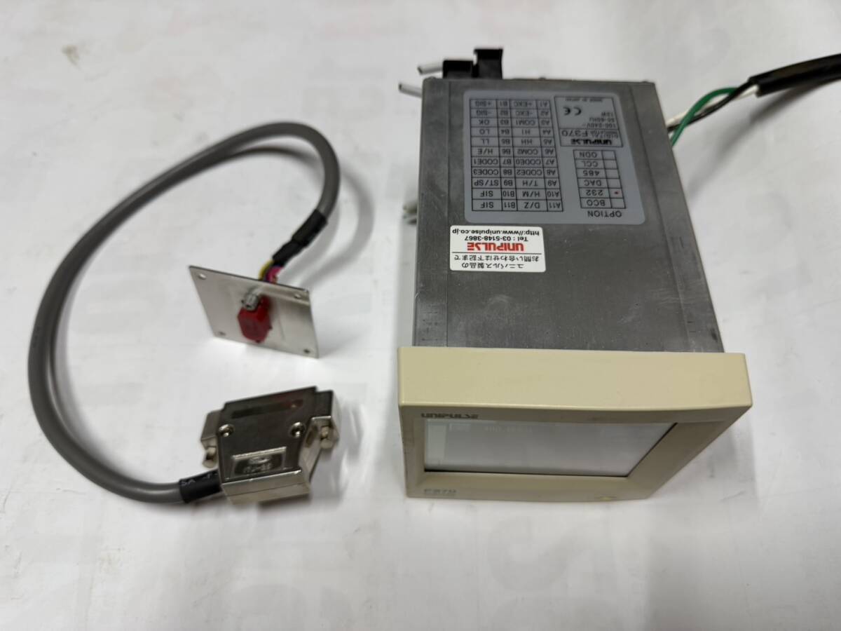 (GY15)ユニパルス ロードセルアンプ F370(電源確認済み)拍卖