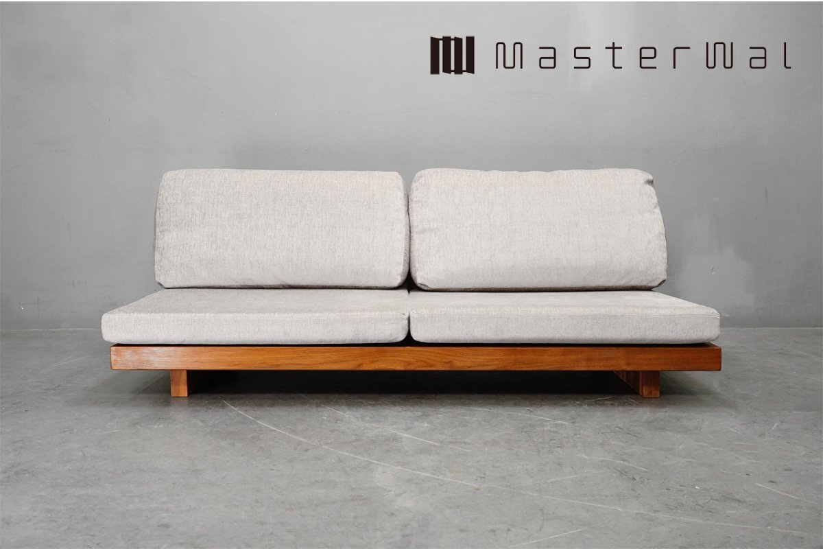 展示美品 MasterWal (マスターウォール) DANISH SOFA (デニッシュソファ) 3シーター 3人掛け ウォールナット 36.3万051116拍卖
