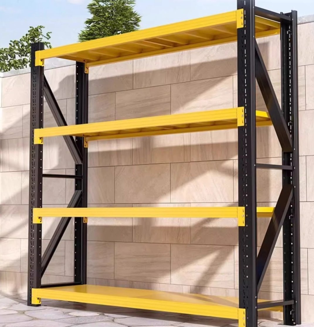 棚積多層倉庫落地鉄棚家庭用藏室収納置物棚商用倉貨棚4層 サイズ:高さ200 cm×奥行き40 cm×幅100 cm拍卖