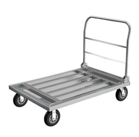 方管車牽引カート小型カート牽引折りたたみ平板車静音運搬車携帯トレーラー拍卖