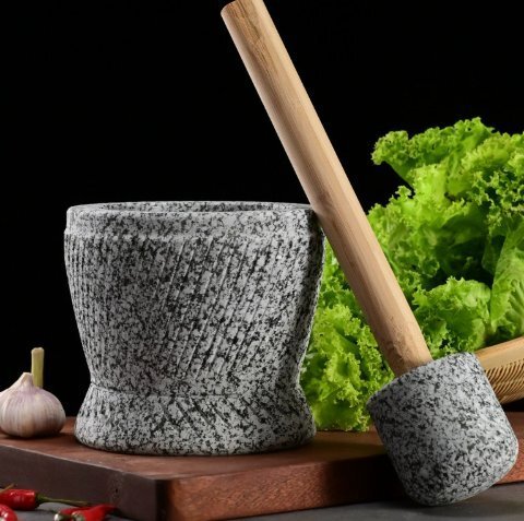 手作り特大ニンニクつぶし器特号研磨器薬つき缶ニンニクの穴特ニンニク臼大サイズのニンニク挟み器石臼拍卖