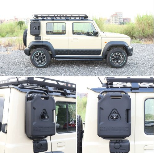 適用23-25新型ジムニー5ドア版外窓拡大タンク7.5L予備タンクオフロード改装拍卖