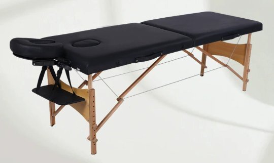 調節可能で折りたたみ可能なケヤキの木のマッサージベッドしっかりした耐久性携帯用の手提げ多用途理学療法ベッドです拍卖