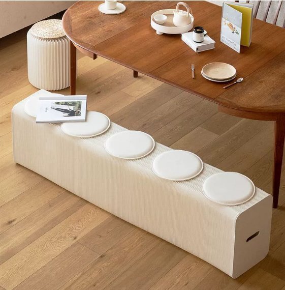 十八紙スツール伸縮ソファースツール折り畳みスツール座って椅子収納シンプルな家具低いベンチアイデアベッド尾のスツール拍卖