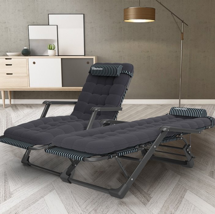 折り畳み式のチェアベッドオフィス昼休みの折り畳み式のチェアシングルベッド昼寝用のチェア屋外のビーチチェア付き添い用のベッドです拍卖