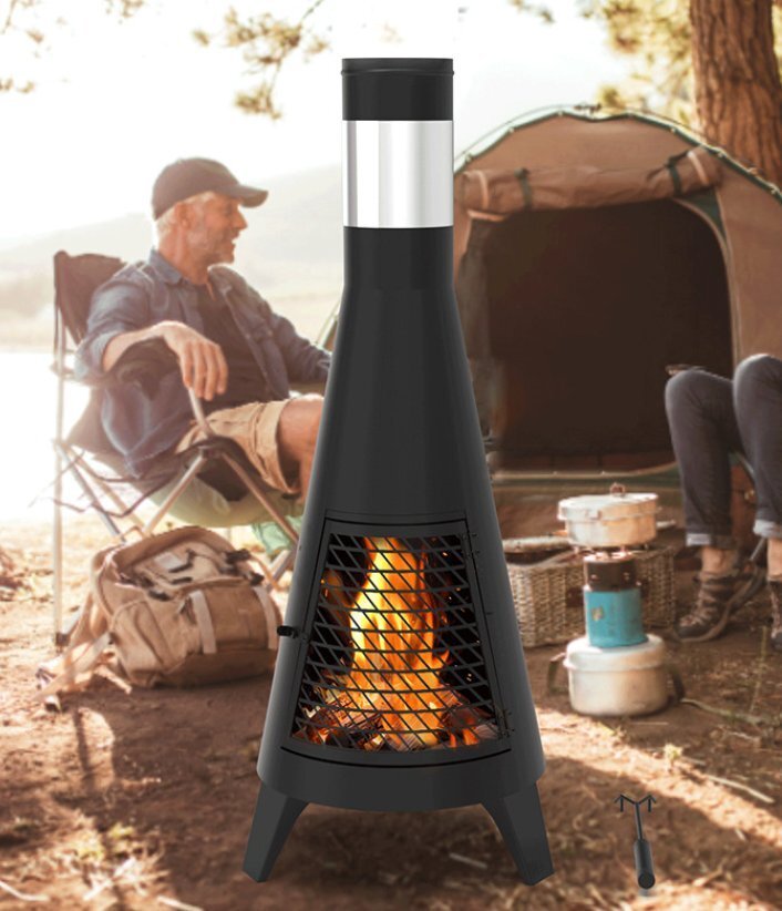 庭薪ストーブ戸外ストーブ別荘庭かがり火バーベキューストーブ戸外炭薪ストーブ拍卖