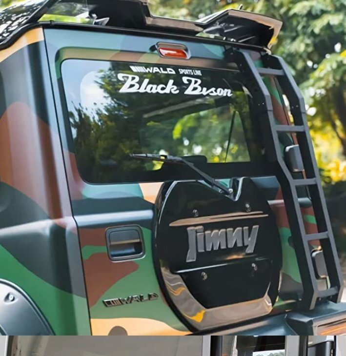 2018+スズキジムニーJimny ABSテールゲートスペアタイヤカバースペアタイヤカバースペアケースに適用します。拍卖