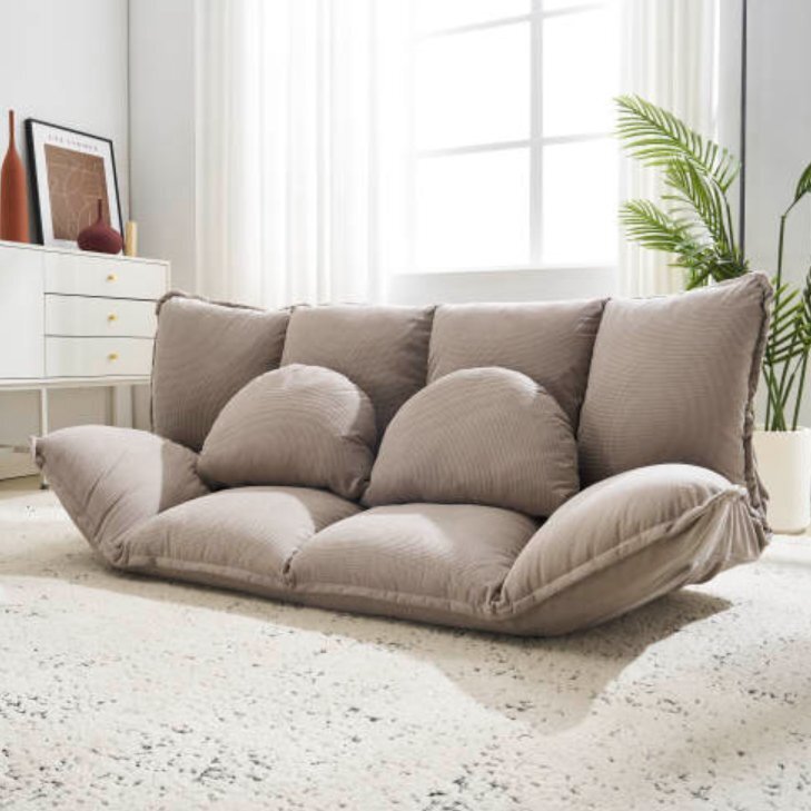 【国内発送】ソファ ソファベッド フロアソファ コンパクト ローソファ こたつ用 ソファー 2人掛け 1人暮らしマルチに使える3WAY 幅160cm 6拍卖