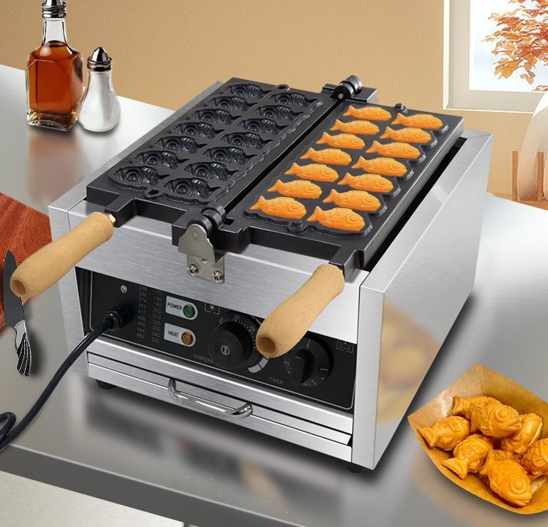 ミニたい焼き機械ホットちくわ製作設備両面ホットちくわメーカー拍卖