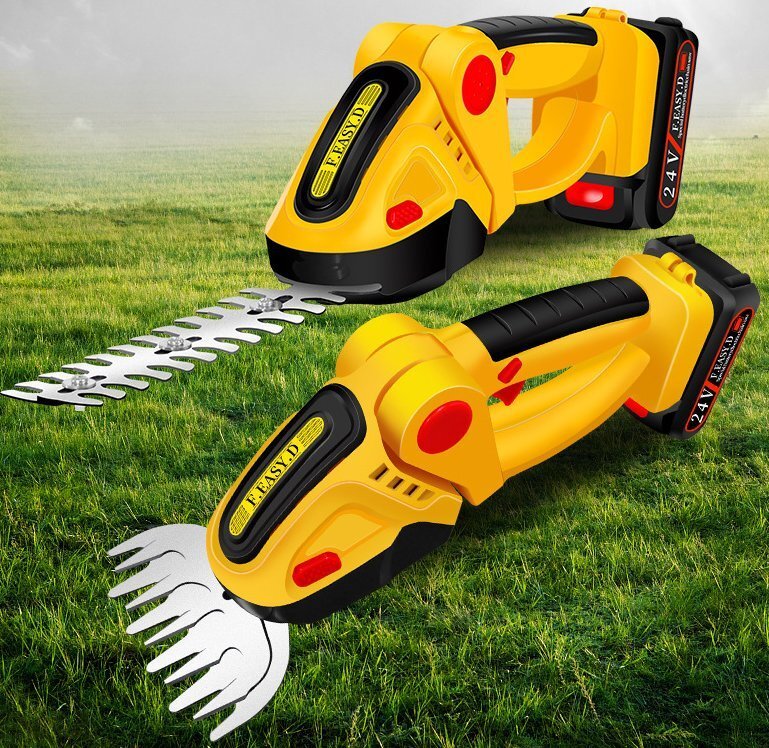 枝刈り草刈り垣根刈り充電式剪定グリーンベルト園芸枝刈り片手電動生垣機拍卖