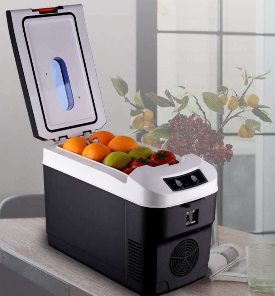 車載用冷蔵庫20Lポータブル冷蔵庫-18℃~ +65℃調節持ち運べる冷蔵庫クーラーボックス家庭用車載用静音12v / 24v / 110v USB充電拍卖