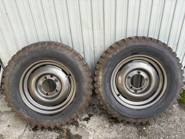 オフロード車? 4.50EX16 6PLYRATING 6.00-16 ホイールタイヤ2本 【S5560】個人様宅配送不可 引き取りOK拍卖