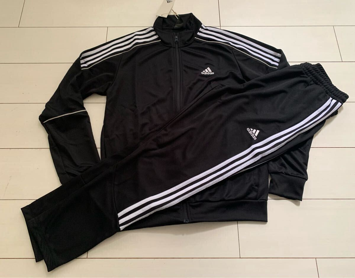 ☆新品アディダスadidasジャージ☆トラックスーツ上下セットアップ【L】☆拍卖
