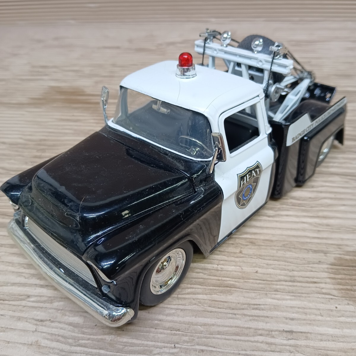 ◇Jada 1/24 1955 Chevy Stepside Tow Truck ミニカー ビィンテージ ヴィンテージ POLICE (8)拍卖