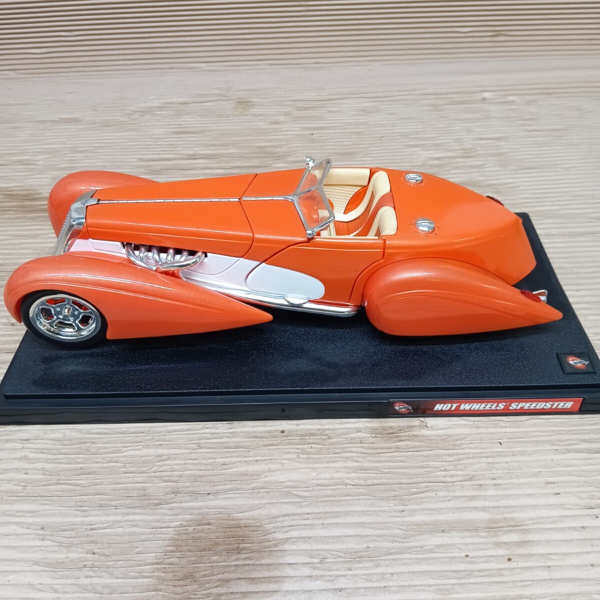 ◇ミニカー ホットウィール スピードスター 1/18 オレンジ.ホワイトツートンカラーHOT WHEELS SPEEDSTER ヴィンテージ(18)拍卖