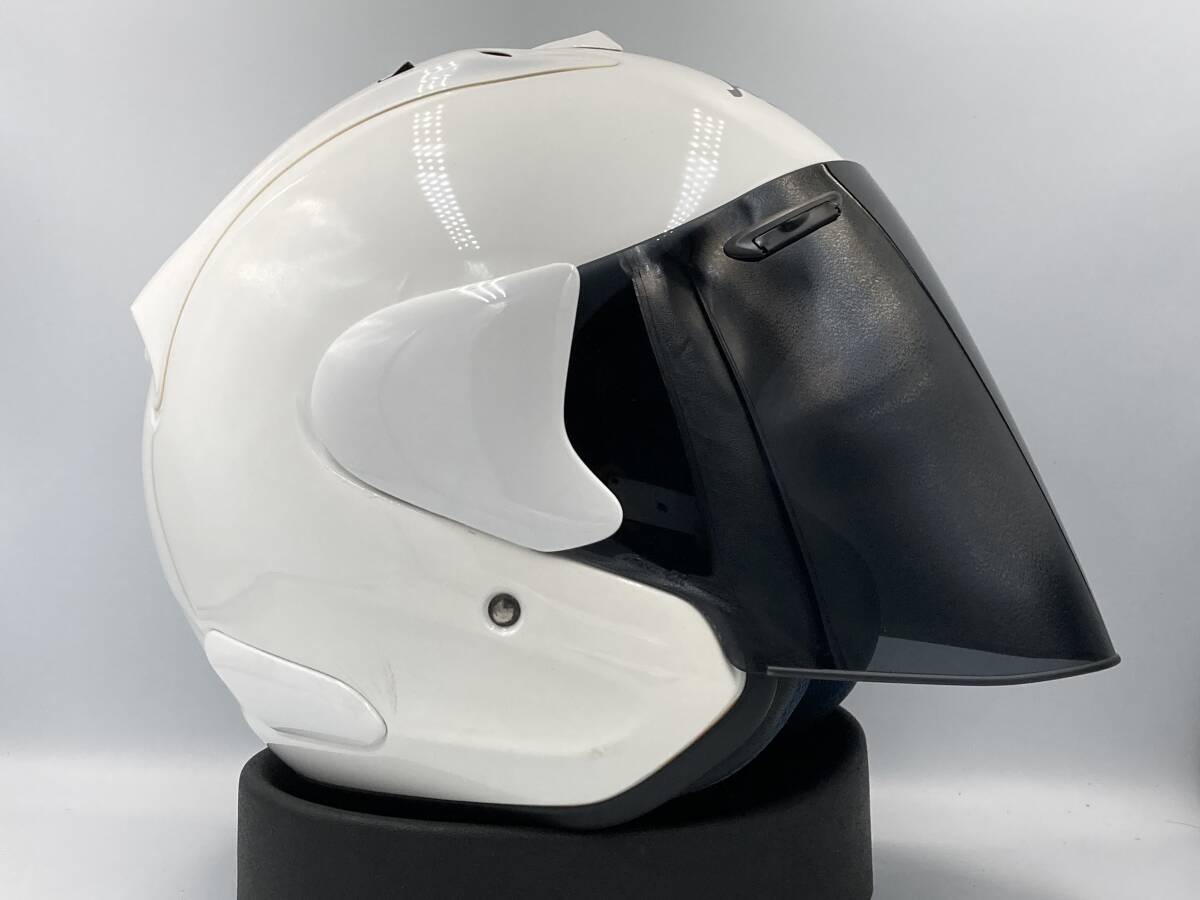 Arai アライ SZ Ram3 SZ-Ram3 SZ Ram Ⅲ ホワイト ジェット ヘルメット Sサイズ セミスモーク付き!! エスゼットラム ラム スリー 拍卖