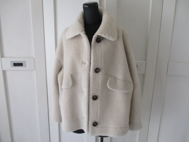 ◆MARELLA マレーラ 高級エコムートンジャケット 40 美品◆拍卖