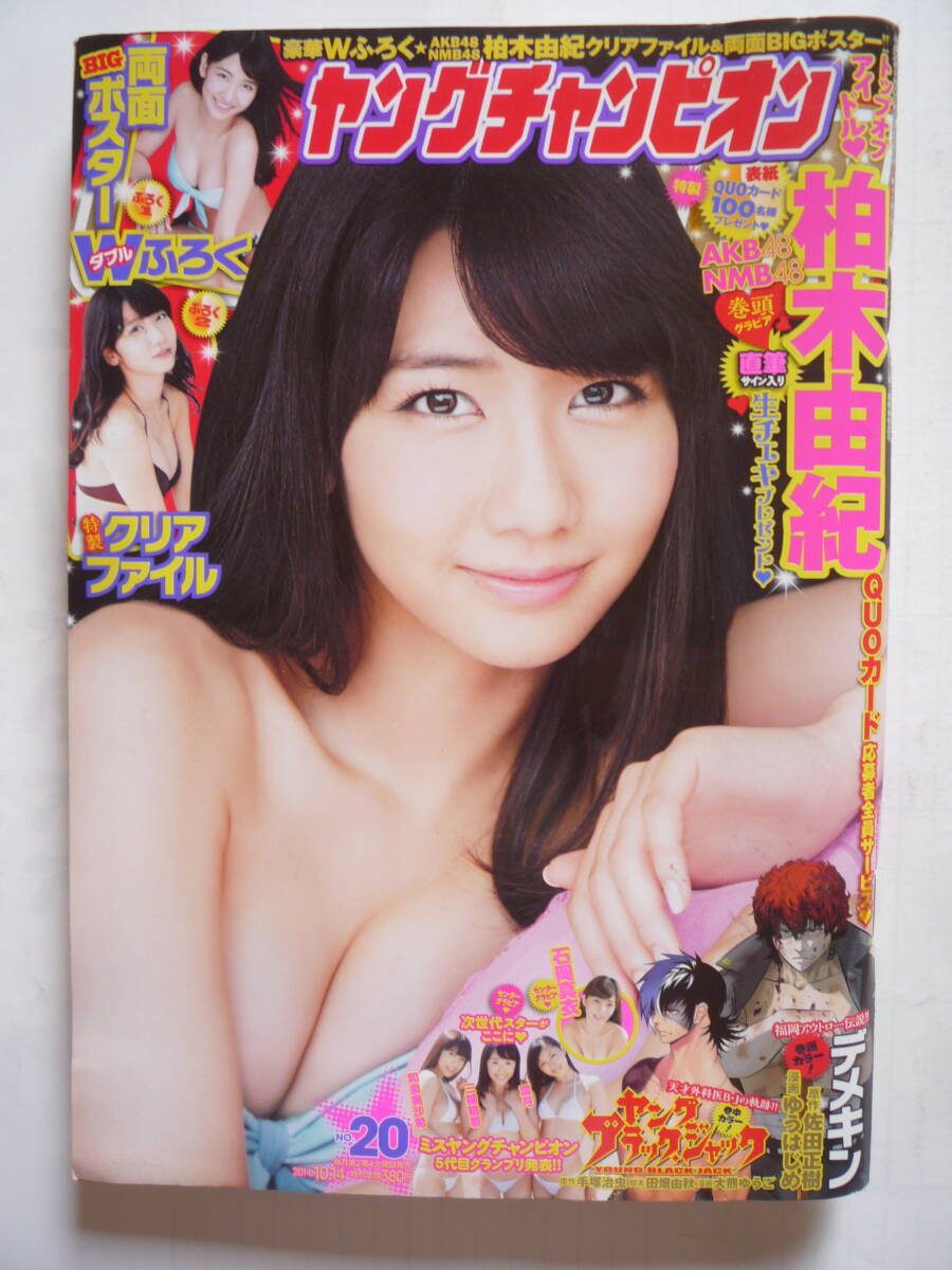 ヤングチャンピオン 2014年 NO.20(ふろく無し) 柏木由紀・石岡真衣拍卖