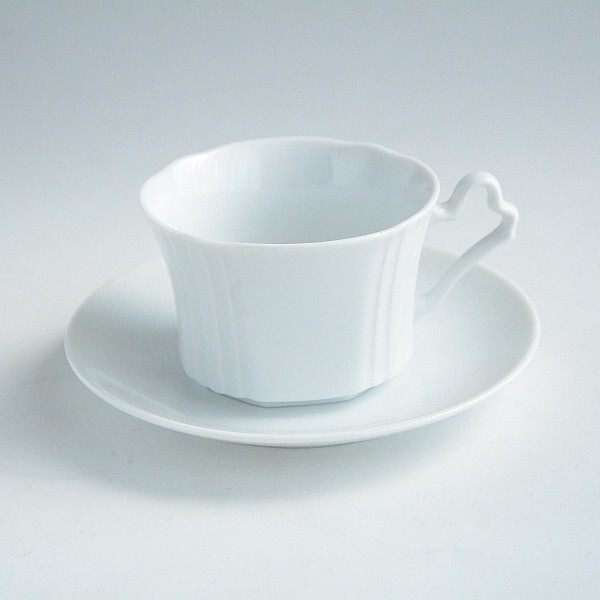 カップ&ソーサー 8角カップ 5客セット コーヒー紅茶兼用 スープカップ拍卖
