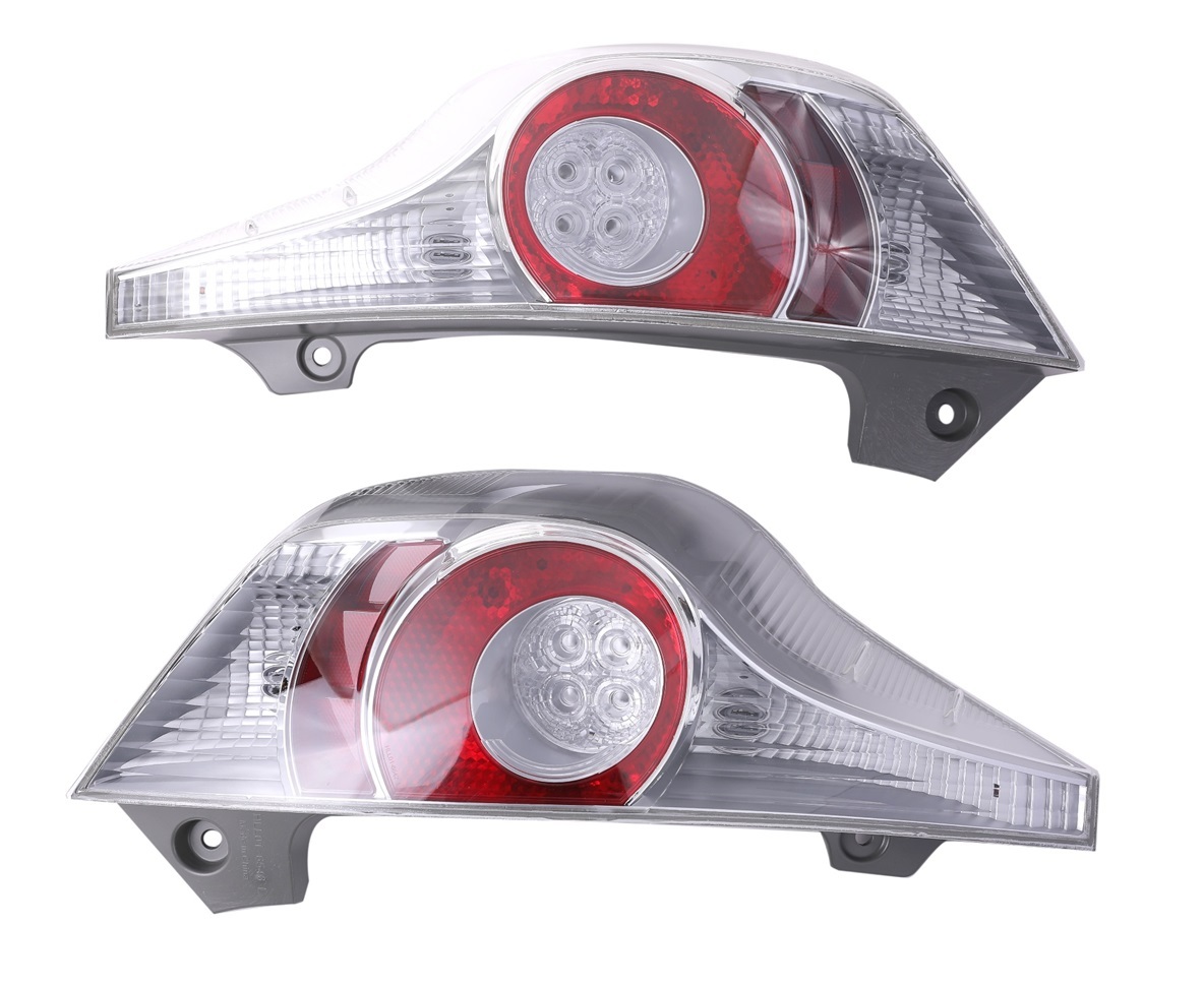 トヨタ 用 アクア NHP10 10系 前期 テールランプ テールレンズ 左右セット クリア×レッド レンズ 純正 交換 タイプ 社外品 カスタムパーツ拍卖