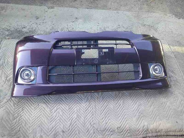 タント DBA-L375S 純正 フロントバンパー R49 ミスティックレッドクリスタルメタリック フォグ付 拍卖