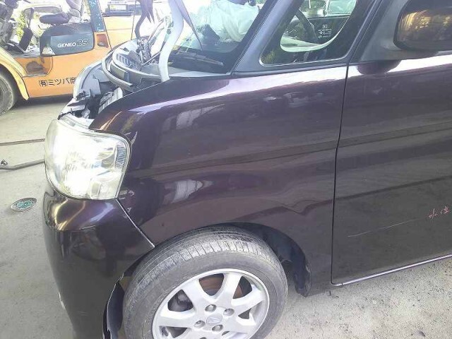 タント DBA-L375S 左Fフェンダー R49 ミスティックレッドクリスタルメタリック拍卖