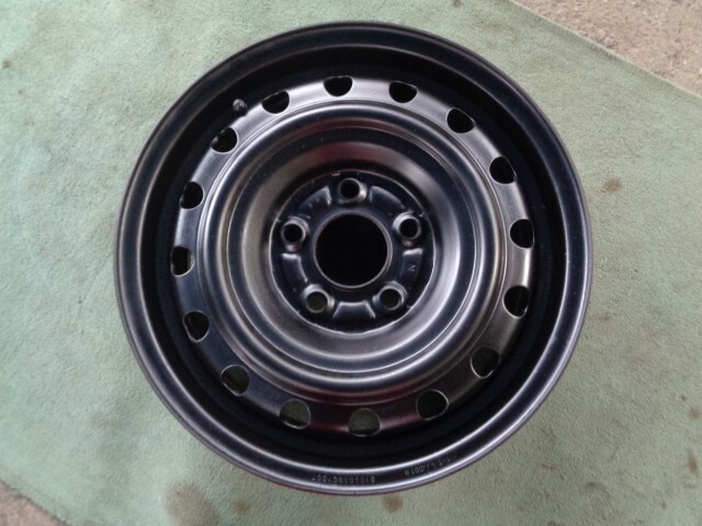 中古 SUZUKI ランディ SC25 純正 15インチ 5.5J スチールホイール 1本 黒色 丸穴16個拍卖