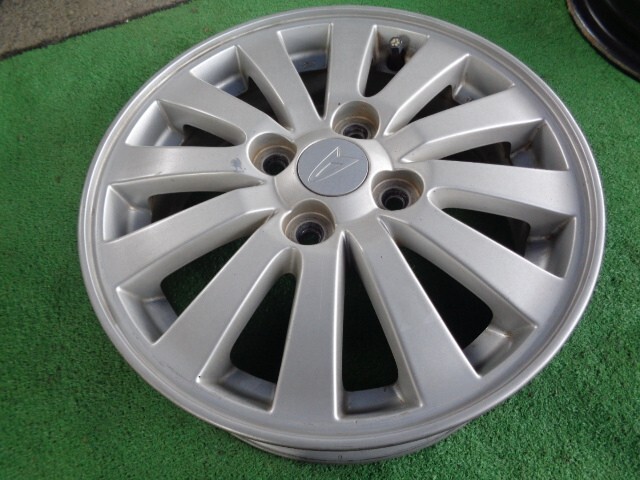 中古 ダイハツ ムーヴコンテ カスタム L575S 純正 14インチ 4.5J アルミホイール 1本 12本スポーク拍卖