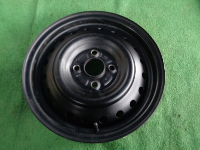 中古 ムーヴカスタム 純正 14インチ 4.5J スチールホイール 1本 黒色 丸穴20個拍卖