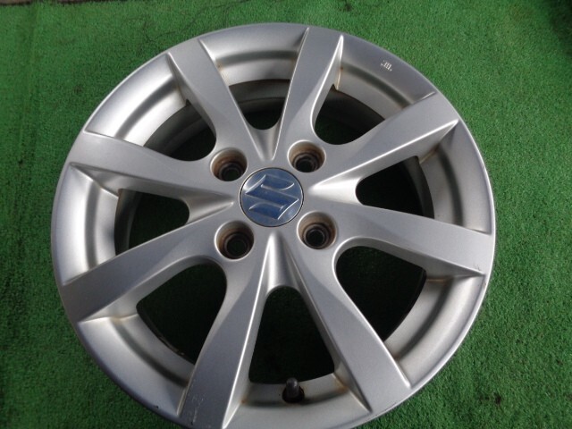 中古 スズキ ワゴンR MH34S 純正 14インチ 4.5J アルミホイール 1本 8本スポーク拍卖