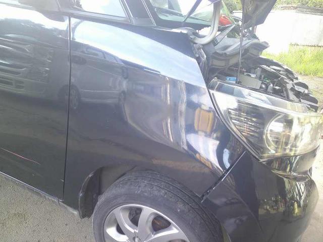 パレット DBA-MK21S 右Fフェンダー ZJ3 ブルーイッシュブラックパールIII拍卖