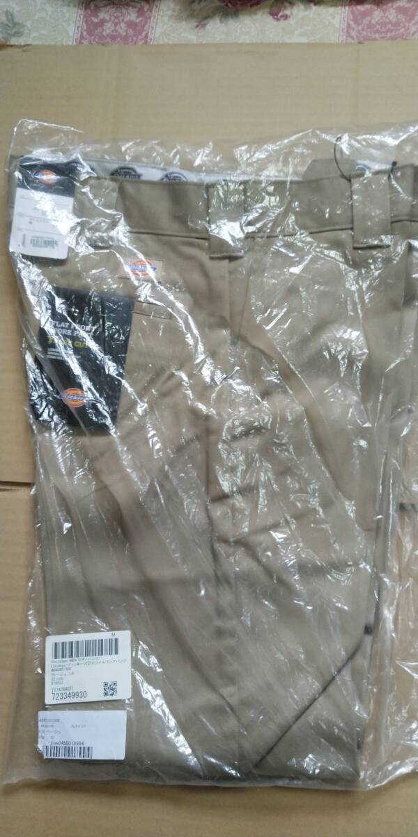 未使用自宅保管品Dickies フレアパンツ14788700 カラーベージュ サイズ32拍卖