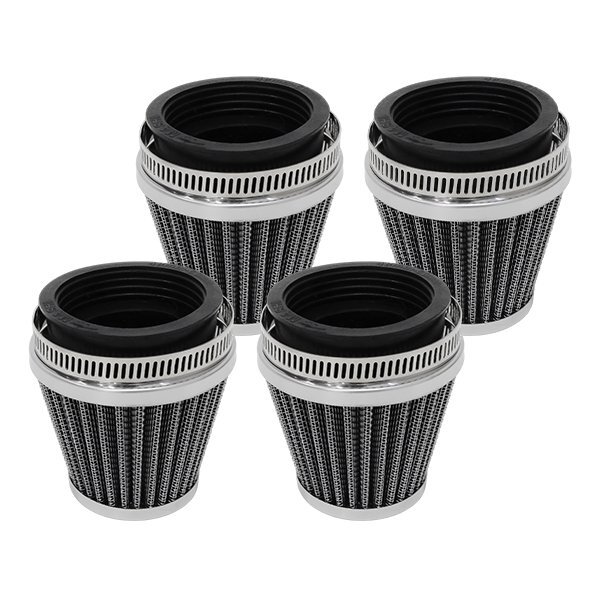 Б ヤマハ FZR400R FZR400RR エアフィルター エアクリーナー パワーフィルター メッシュ キャブ 吸気 バイク 50mm 汎用 4個セット拍卖