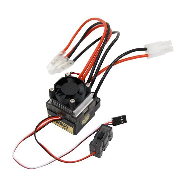 ю 【定形外】 デュアル ブラシ スピード コントローラー 1個 7.2V-16V 320A ファン付き リバース付き 防水仕様 アンプ バギー RCカー拍卖