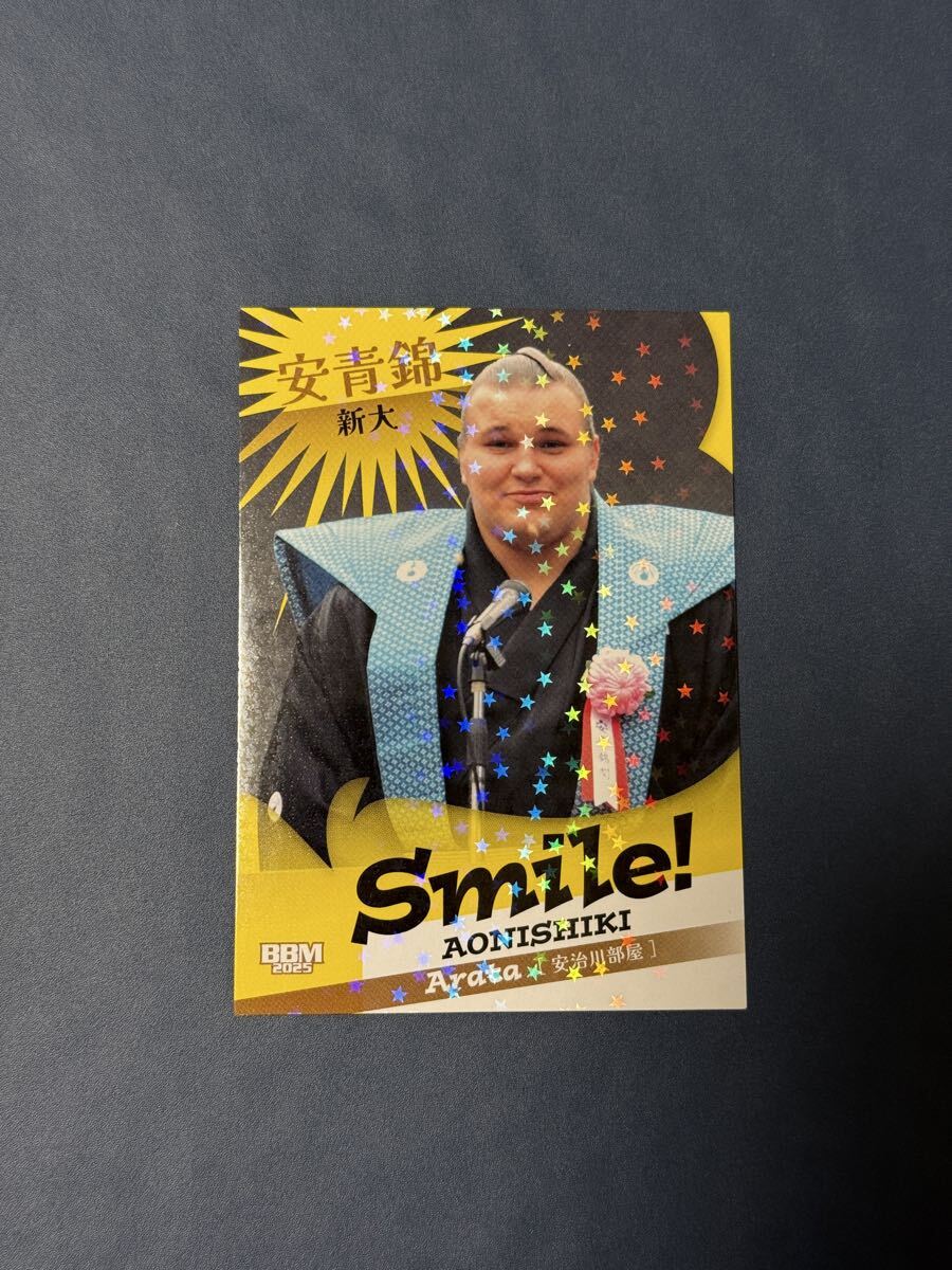 BBM 2025 大相撲カード 和 安青錦 Smile キラ版 安治川部屋拍卖