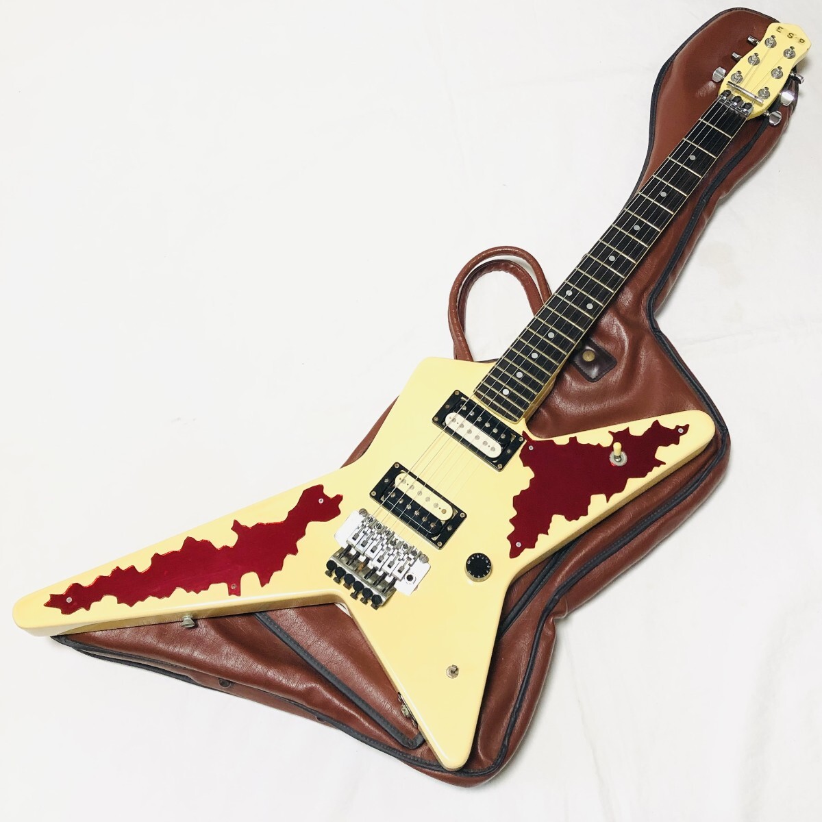 ESP ZEP-2 Random Star ランダムスター ホワイト MADE IN JAPAN ビンテージ拍卖