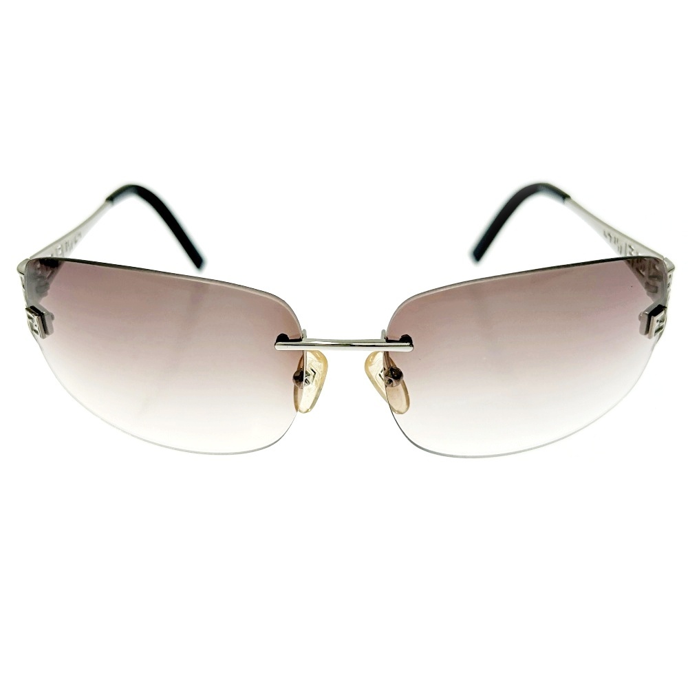 【ケース付き】 FENDI フェンディ FS364AF 62□15 028 125 サングラス ブラック シルバー 306243 サングラス拍卖