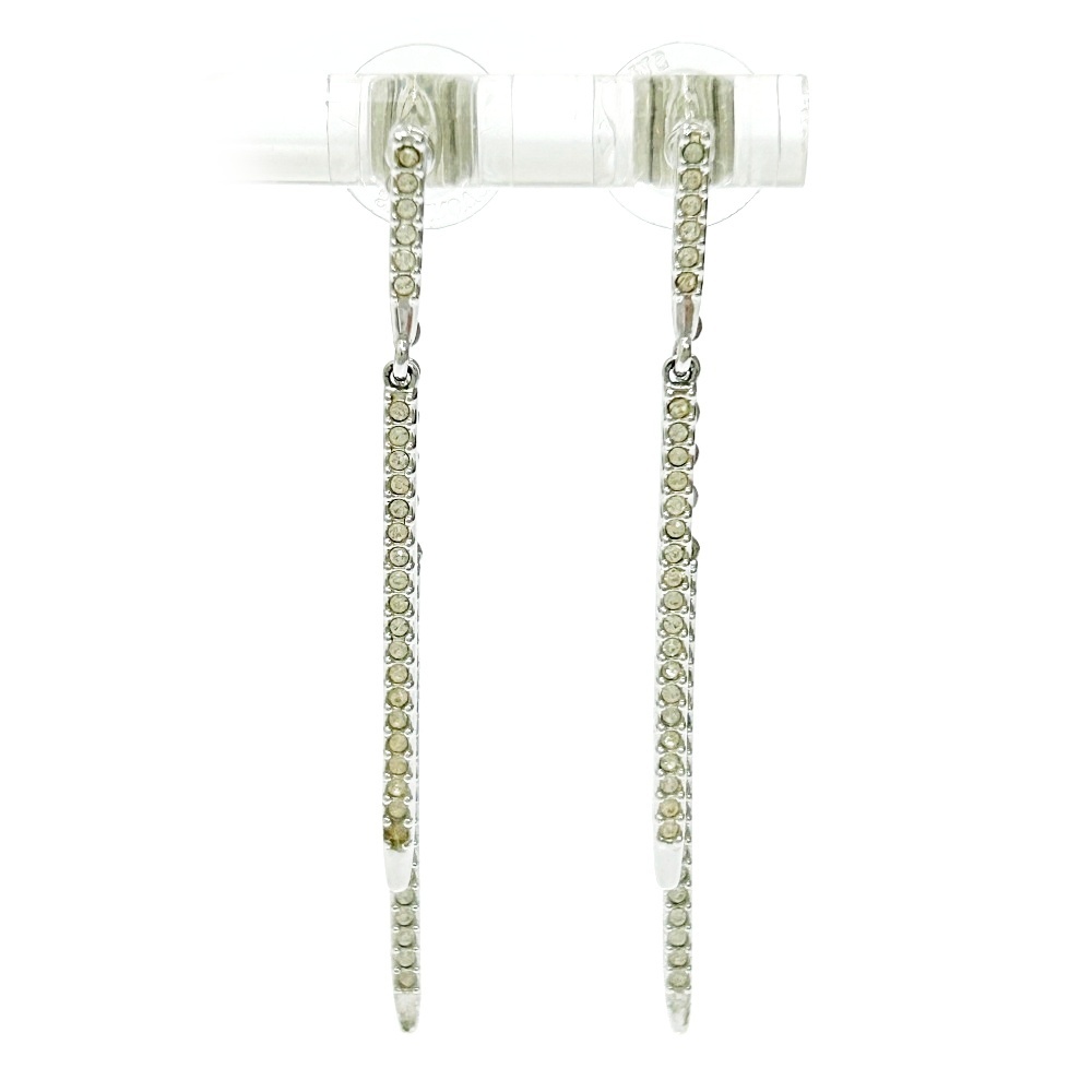 【箱付き】 SWAROVSKI スワロフスキー メタル クリスタル スイング ピアス レディース シルバー 307464 ピアス拍卖