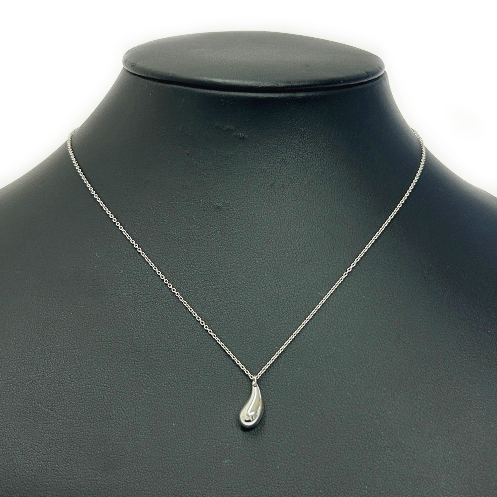 【箱付き】 TIFFANY&Co. ティファニー シルバー エルサペレッティ ティアドロップ ネックレス 3.3g 925刻印 404302 ネックレス拍卖