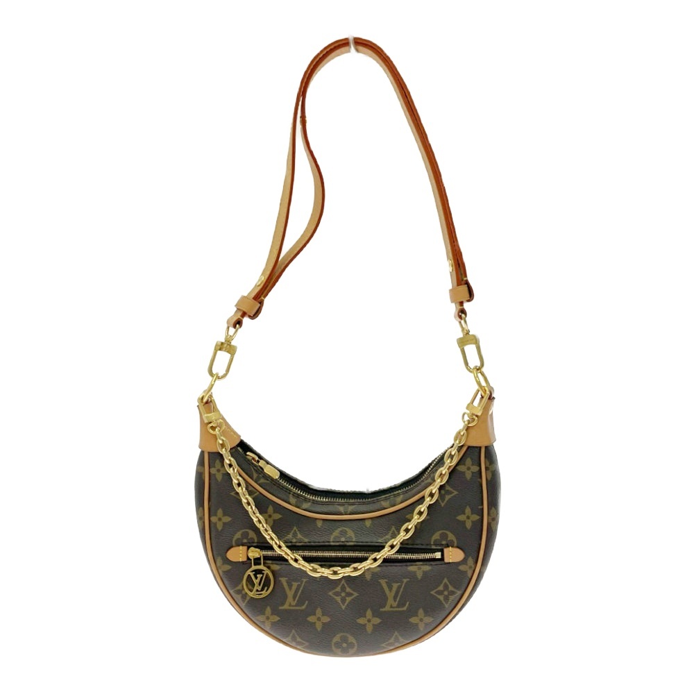 LOUIS VUITTON ルイ・ヴィトン M81098 モノグラム PVC ループ チェーン ショルダー バッグ ブラウン 462484 ショルダーバッグ拍卖