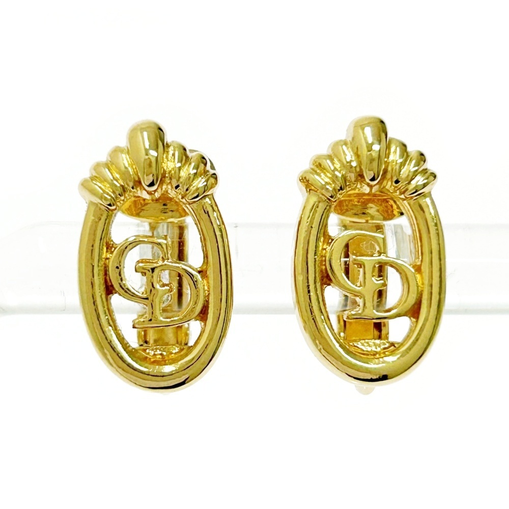 Christian Dior クリスチャンディオール GP CDロゴ イヤリング レディース ゴールド 498165 イヤリング拍卖