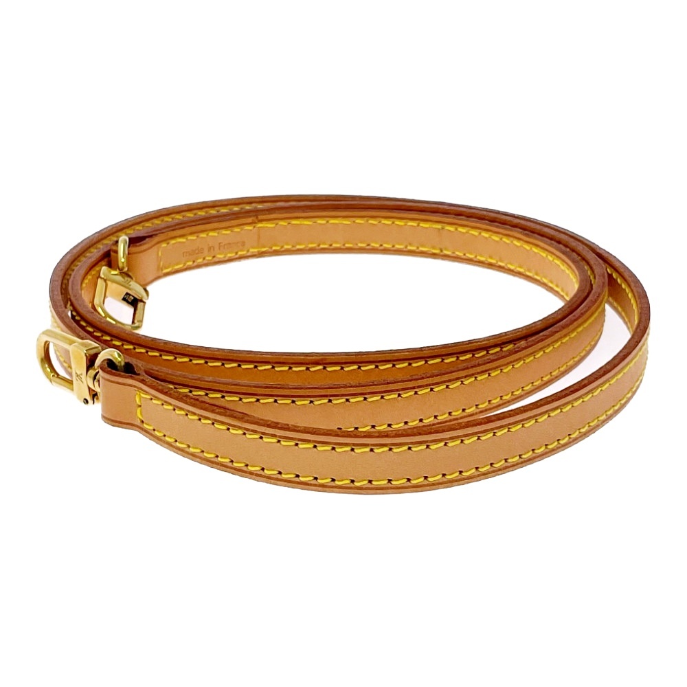 LOUIS VUITTON ルイ・ヴィトン ヌメ革 ショルダーストラップ ブラウン 492002 ショルダーストラップ拍卖