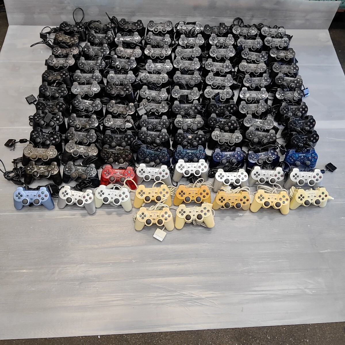 SONY PS2 コントローラー 98個まとめ 動作未確認 ジャンク拍卖