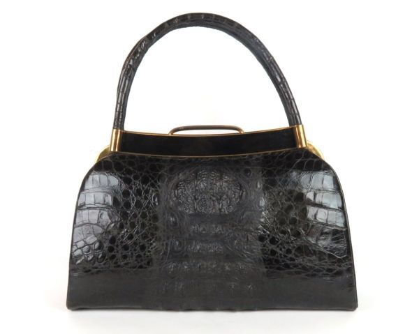 クロコダイル革 ハンドバッグ 260868-378G拍卖