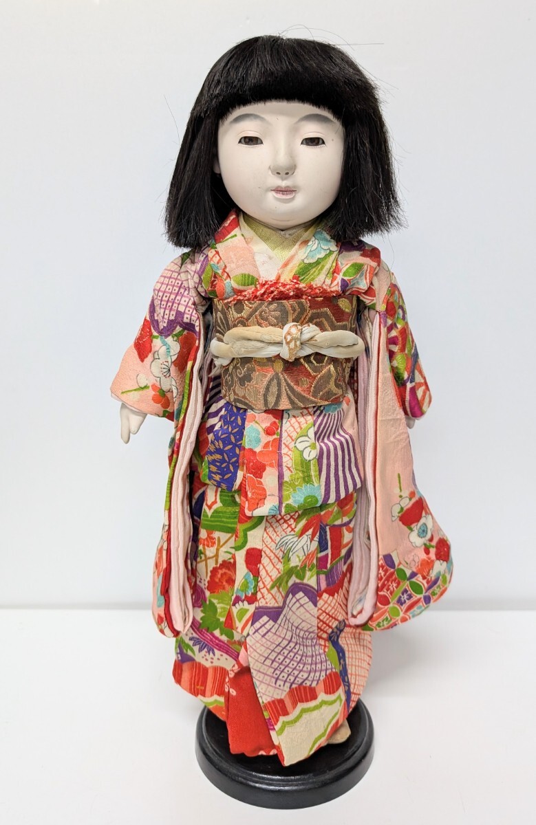 久山特製 日本人形 市松人形 女の子 アンティーク 人形液使用表示拍卖