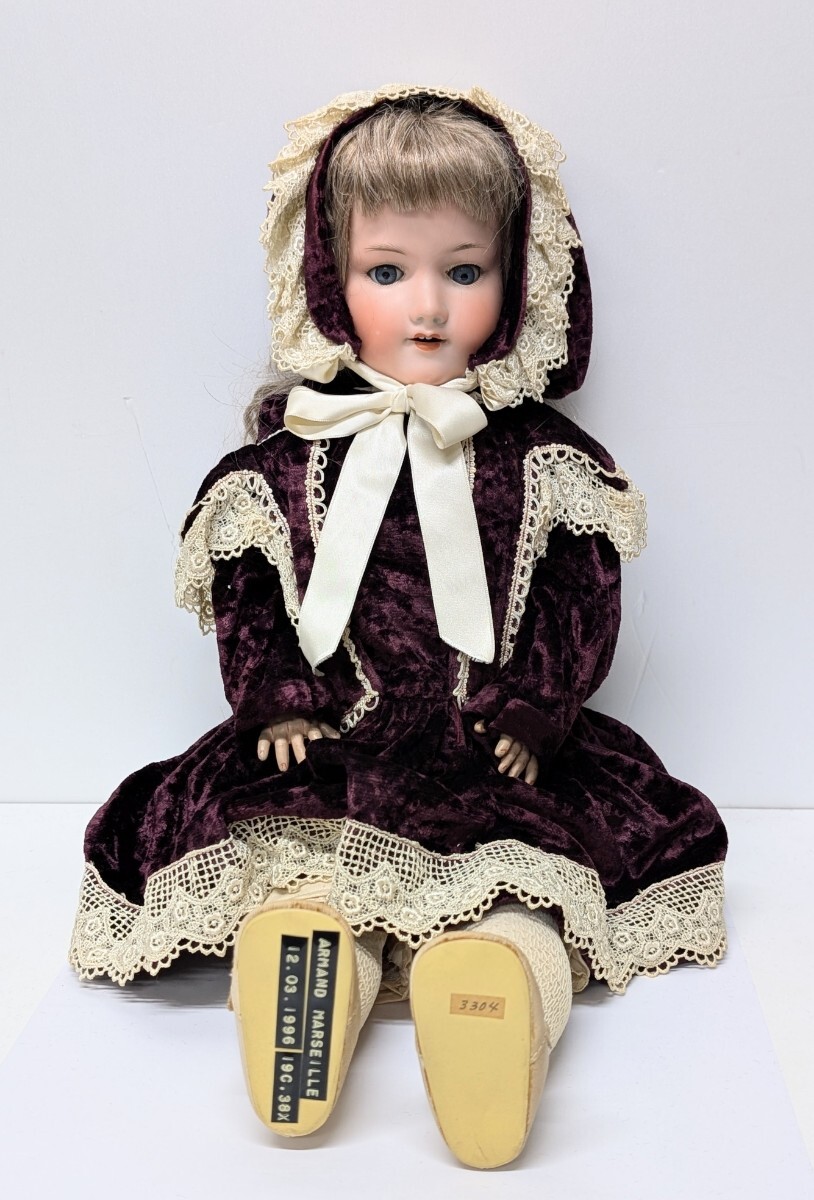 Armand Marseille/アーモンドマルセル アンティーク ビスクドール 着替え人形 スリープアイ コンポジションボディ オープンマウス 関節可動拍卖