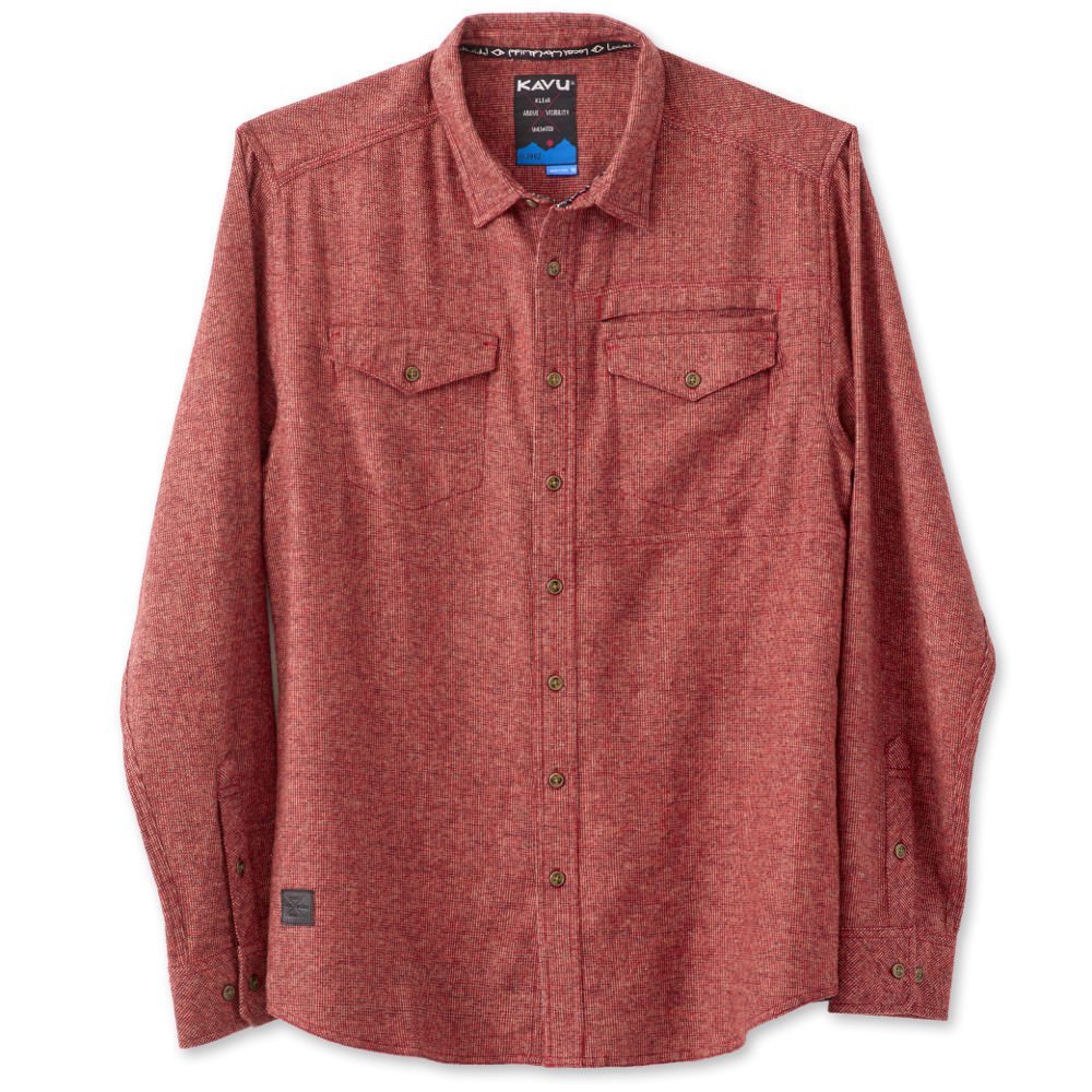 最落なし♪♪ KAVU カブー Silverton Flannel コットン 厚手 シャツ JL相当 拍卖