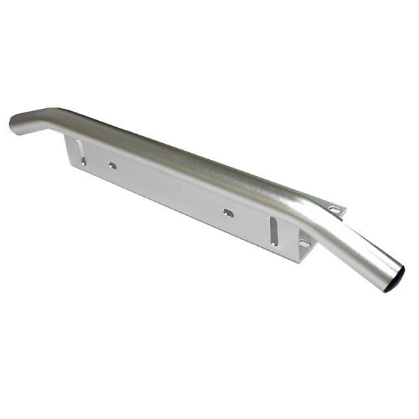 フロントバンパー ステー パイプバンパー シルバー ナンバープレート ライト ステー ランプ用ブラケット クロカンバンパー ジープ 外装拍卖