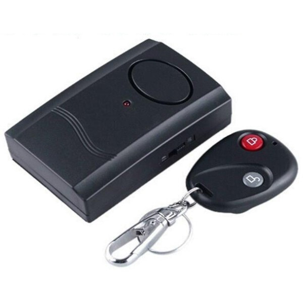 盗難防止 アラーム 振動感知 リモコン付 ワイヤレス ブザー セキュリティ 車 バイク 防犯グッズ 配線不要拍卖