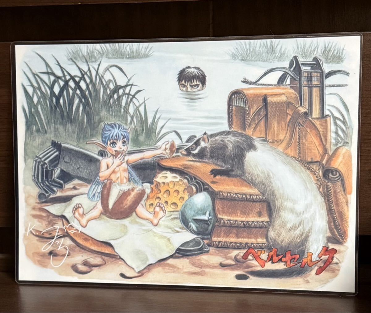 ベルセルク ラミネート ハンドメイド品 A4拍卖